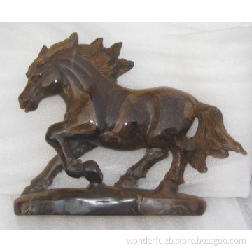 gemstone horse figurine carvings